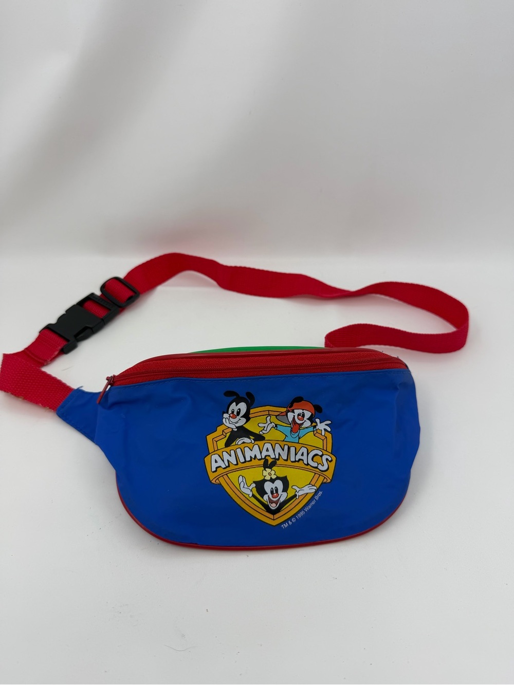 1995 Animaniacs Fanny Pack Warner Bros Cartoon Zany Waist Bag Belt Bag Belly Bum